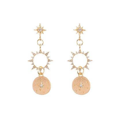 Pendientes Cristal Sol Mujer