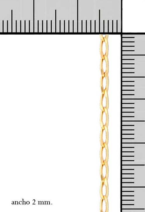 Cadena oro amarillo Bilbao 18 kts