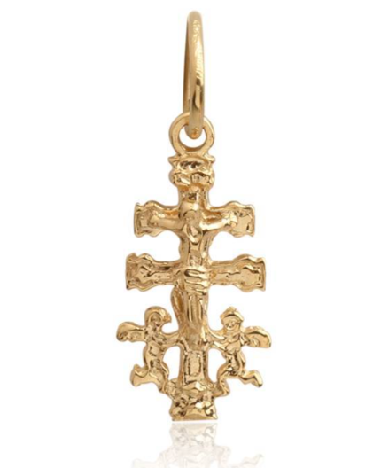 Cruz de Caravaca de Oro 18k