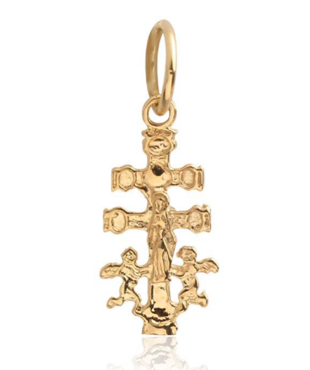 Cruz de Caravaca de Oro 18k